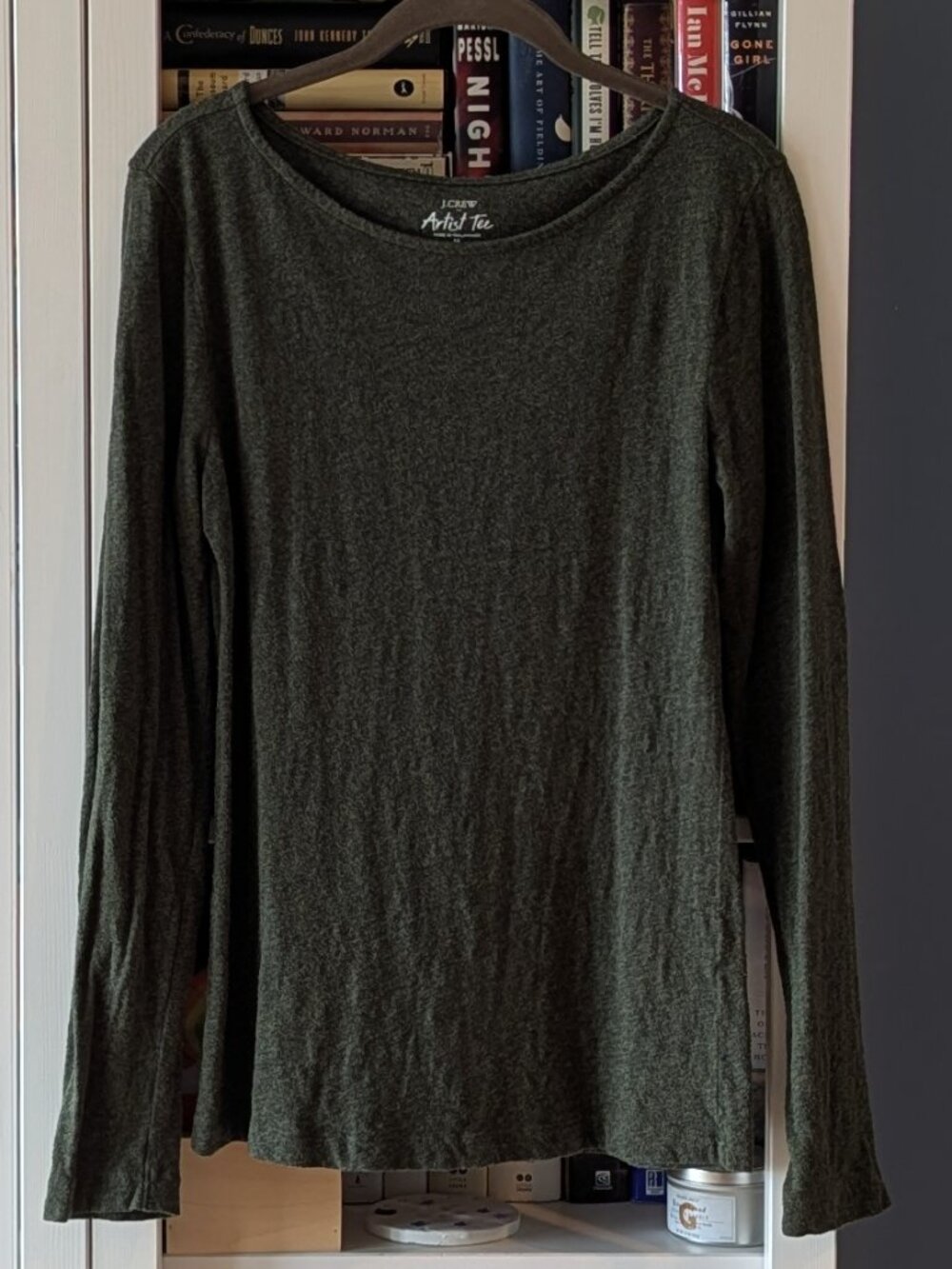J. Crew Factory Artist Tee / Heather Olive / Size M